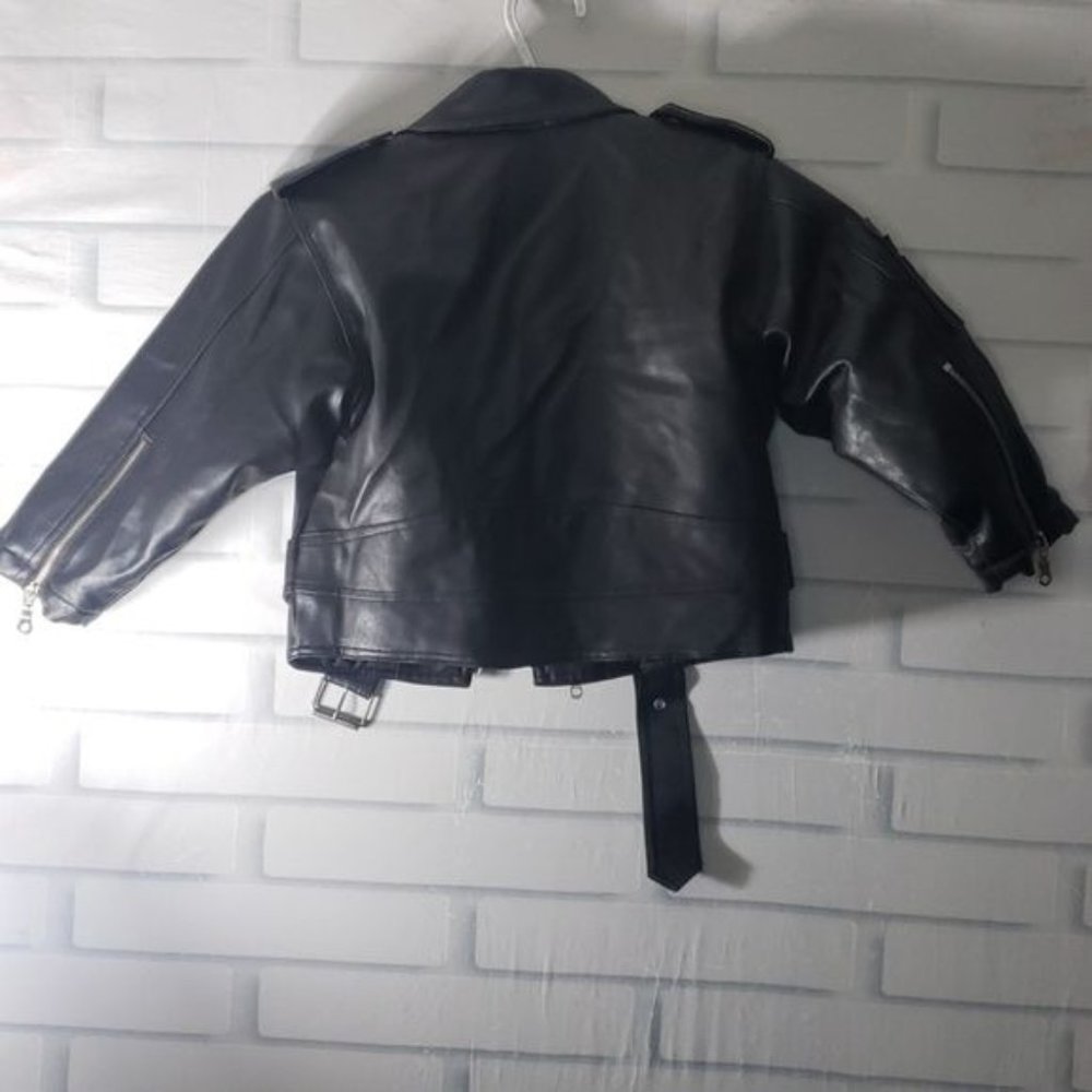 ⭐HP⭐ Kids biker style jacket size 5 - Picture 3 of 8